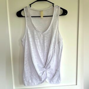Altered State white tank top with side knot Size M